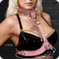 Master Series Vixen Chest Harness in Pink