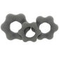 Alpha Liquid Silicone Endurance 3 Piece Cock Ring Set