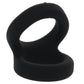 Alpha Ring Liquid Silicone Snug Tugger in Black