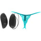 Turquoise Lace Panty & Love Egg