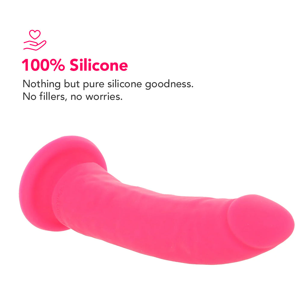 PinkCherry Premium 6.5 Inch Pink Silicone Realistic Dildo PinkCherry PinkCherry Premium 6.5 Inch Pink Silicone Realistic Dildo PinkCherry
