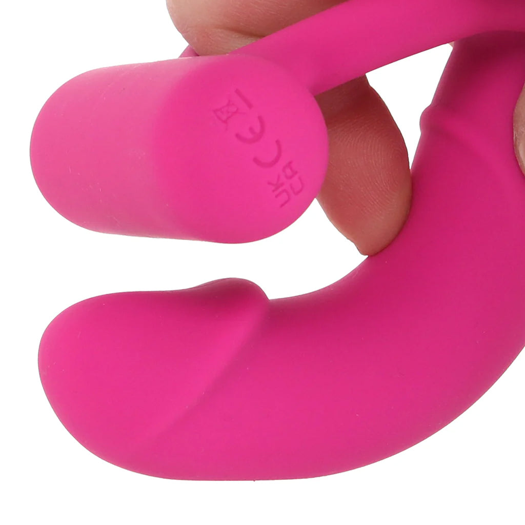 Double Diver Vibrating Ring PinkCherry Double Diver Vibrating Ring PinkCherry