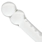 Clarity Celestial Ridge Double-Ended Glass Dildo