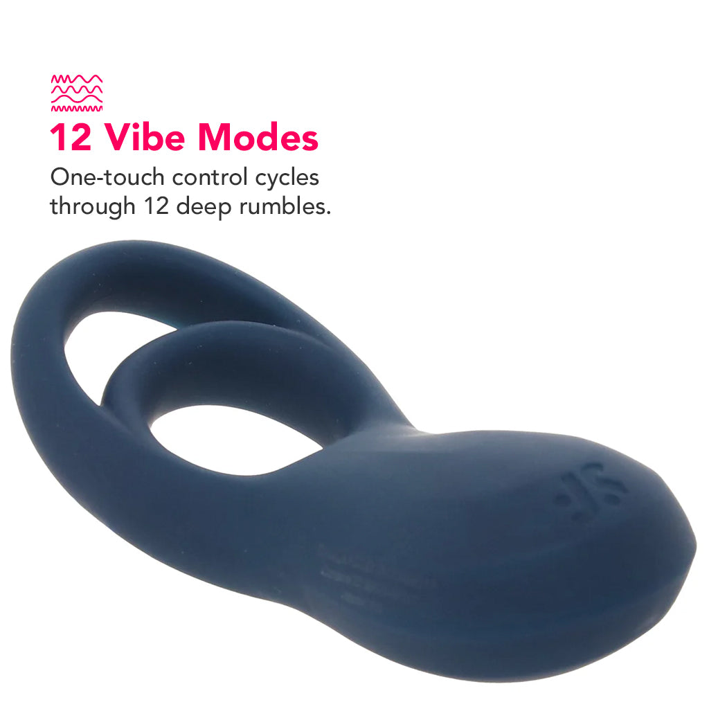 Satisfyer Epic Duo Vibrating Cock Ring PinkCherry Satisfyer Epic Duo Vibrating Cock Ring PinkCherry