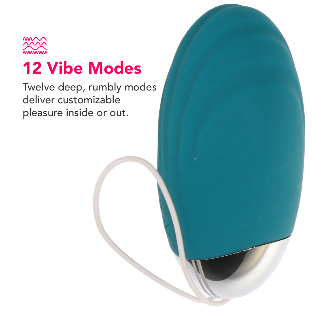 Oval Office Egg Vibe with Remote in Teal PinkCherry Oval Office Egg Vibe with Remote in Teal PinkCherry