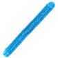 RealRock Glow In The Dark 15 Inch Double Dildo in Blue