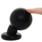 The Classic Large Round Butt Plug in Black