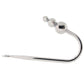 Master Series Roped Beaded Steel Anal Hook