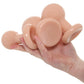 The Classic Round 3 Piece Butt Plug Set in Cream