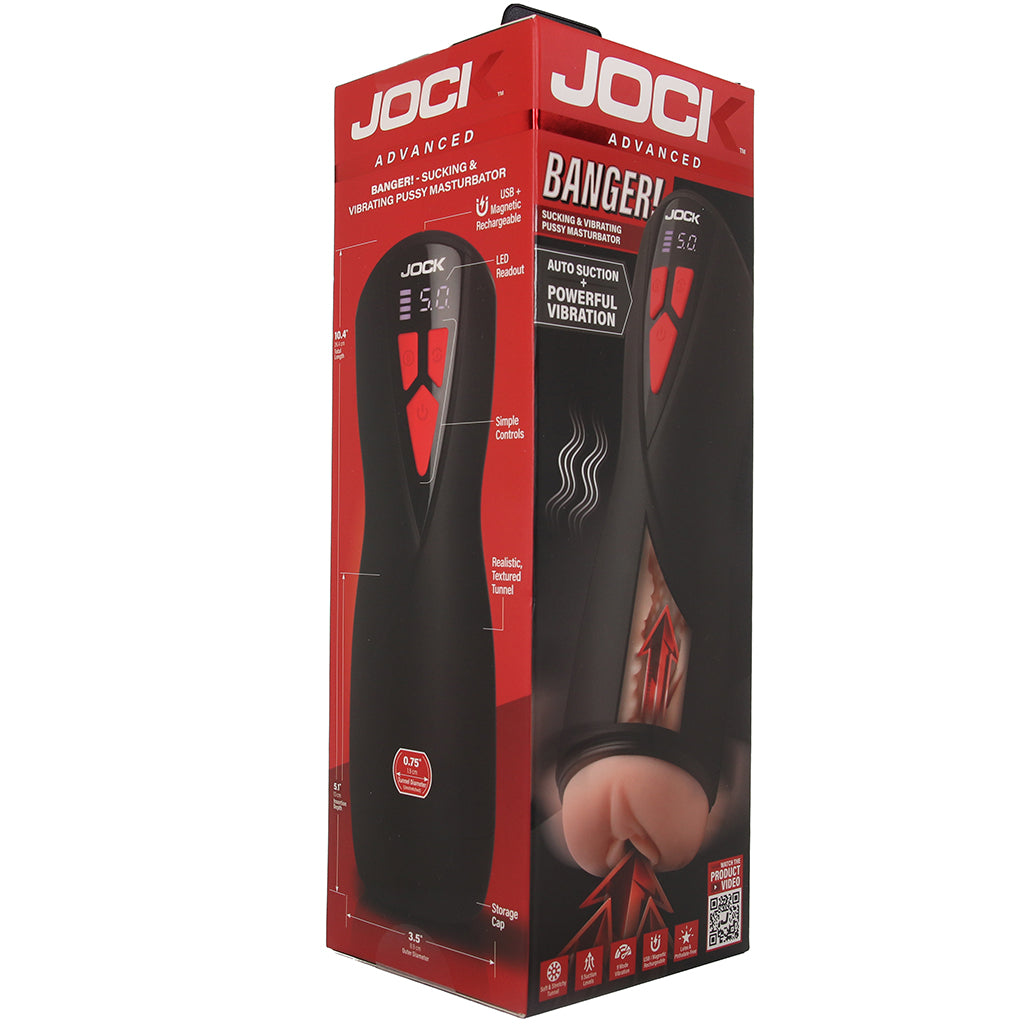 Jock Banger Sucking & Vibrating Pussy Masturbator PinkCherry Jock Banger Sucking & Vibrating Pussy Masturbator PinkCherry