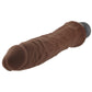 Power Cock 8 Inch Girthy Realistic Vibe in Dark Brown