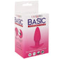 Basic Essentials Vibrating Tapered Plug