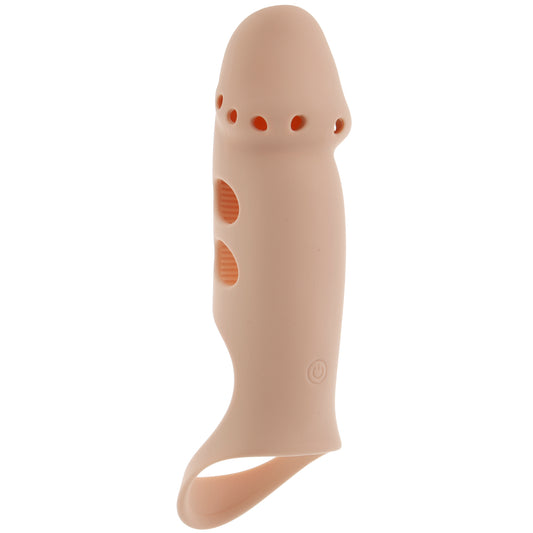 Performance Maxx Stud Vibrating Sleeve in Light
