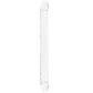 RealRock Crystal Jelly 18 Inch Double Dildo in Clear