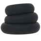 LEVELZ 3 Piece Wide O Cock Ring Set in S-L