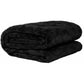 Fascinator Queen Faux Fur Throw in Black