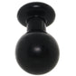 The Classic Large Round Butt Plug in Black