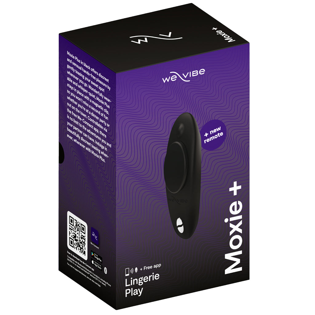 We-Vibe Moxie+ Wearable Clitoral Vibe in Satin Black – PinkCherry