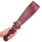 Ouch! Halo Belt Flogger in Burgundy
