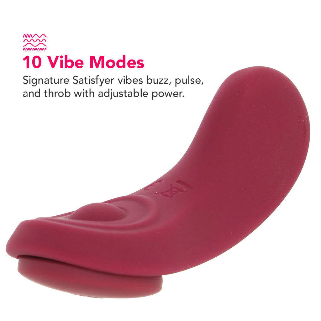 Satisfyer Sexy Secret Panty Vibe in Merlot PinkCherry Satisfyer Sexy Secret Panty Vibe in Merlot PinkCherry
