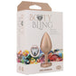 Booty Bling Gold Metal Jewelled Butt Plug in Medium