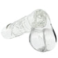 Clarity Seraphic Opus Realistic Ballsy Glass Dildo