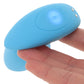 Bang! Thrusting & Vibrating Silicone Butt Plug in Blue