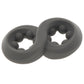 Alpha Liquid Silicone Beaded Crazy 8 Ring