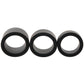 Alpha Liquid Silicone Stamina 3 Piece Cock Ring Set