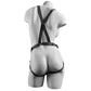 Dillio 6 Inch Strap-On Suspender Harness Set in Pink