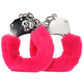 WhipSmart Classic Furry Cuffs in Pink