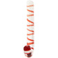 gläs Candy Cane Dream Glass Dildo