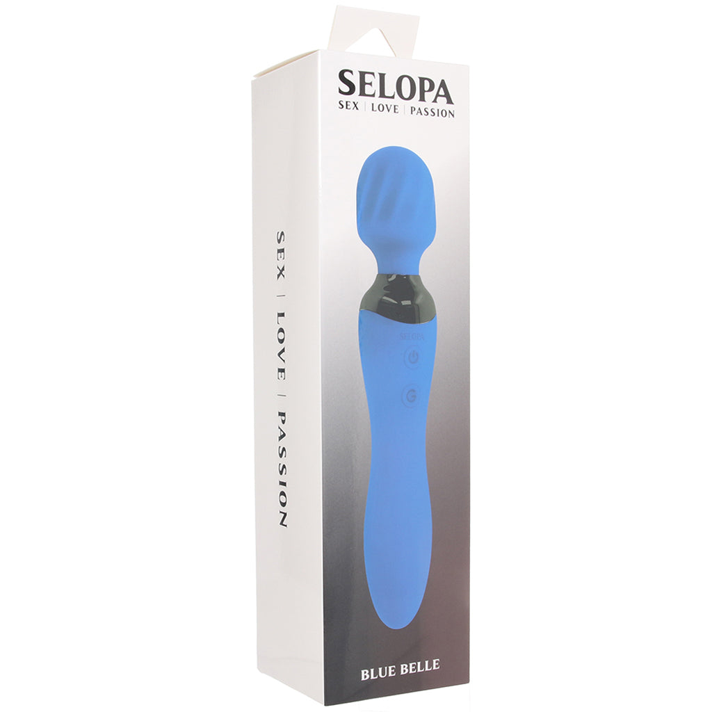 Selopa Blue Belle Wand Vibe PinkCherry Selopa Blue Belle Wand Vibe PinkCherry