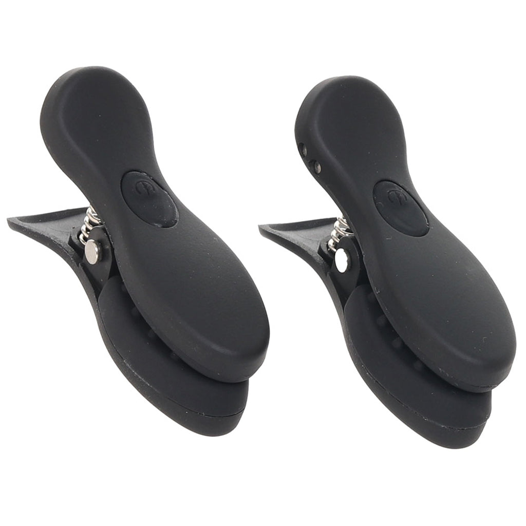 Master Series Dark Grip Vibrating Nipple Clamps PinkCherry Master Series Dark Grip Vibrating Nipple Clamps PinkCherry