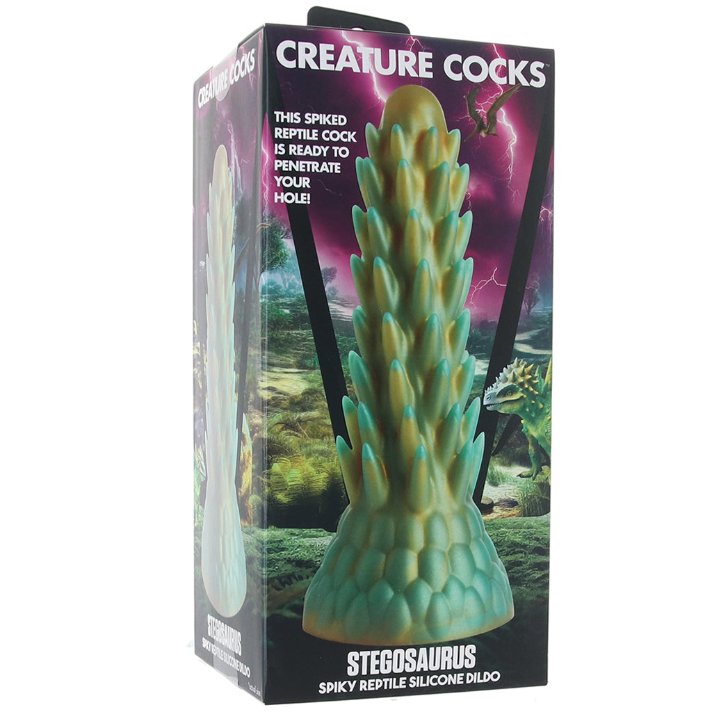 Creature Cocks Stegosaurus Spiky Reptile Dildo PinkCherry Creature Cocks Stegosaurus Spiky Reptile Dildo PinkCherry