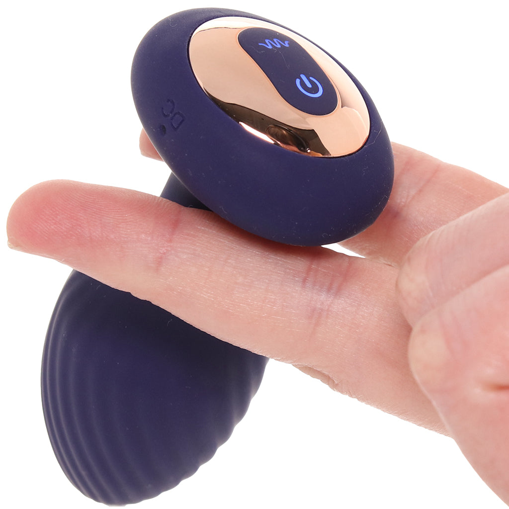 The Royale Rotating Vibrating Butt Plug PinkCherry The Royale Rotating Vibrating Butt Plug PinkCherry