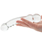 Clarity Celestial Ridge Double-Ended Glass Dildo