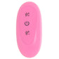 Colours 6 Inch Ribbed Remote Vibe in Pink