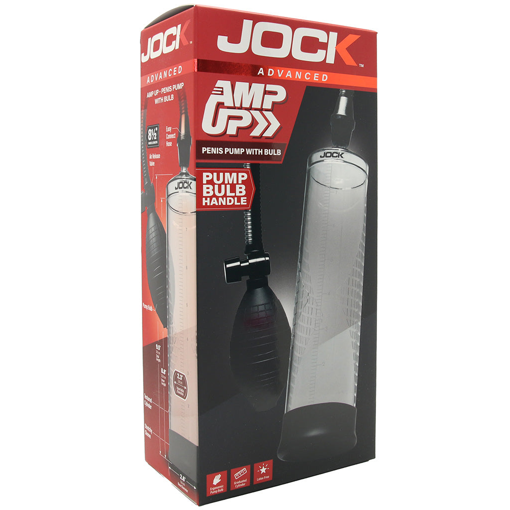 Jock Amp Up Bulb Penis Pump PinkCherry Jock Amp Up Bulb Penis Pump PinkCherry