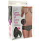 Low Rise Black Lace Panty & Love Egg