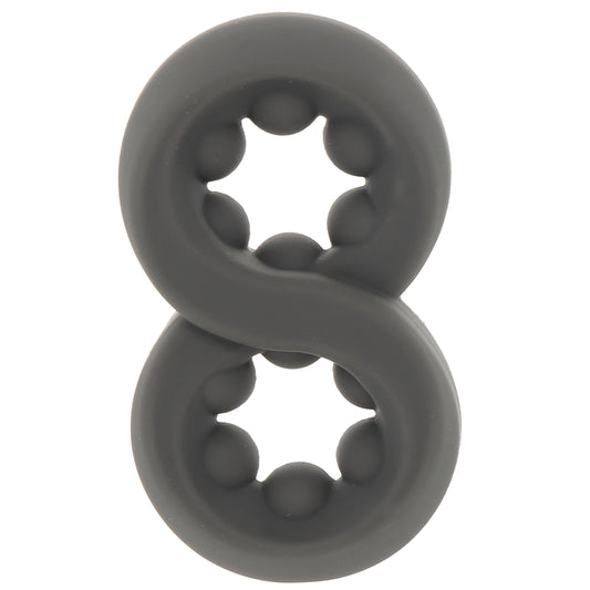 Alpha Liquid Silicone Beaded Crazy 8 Ring