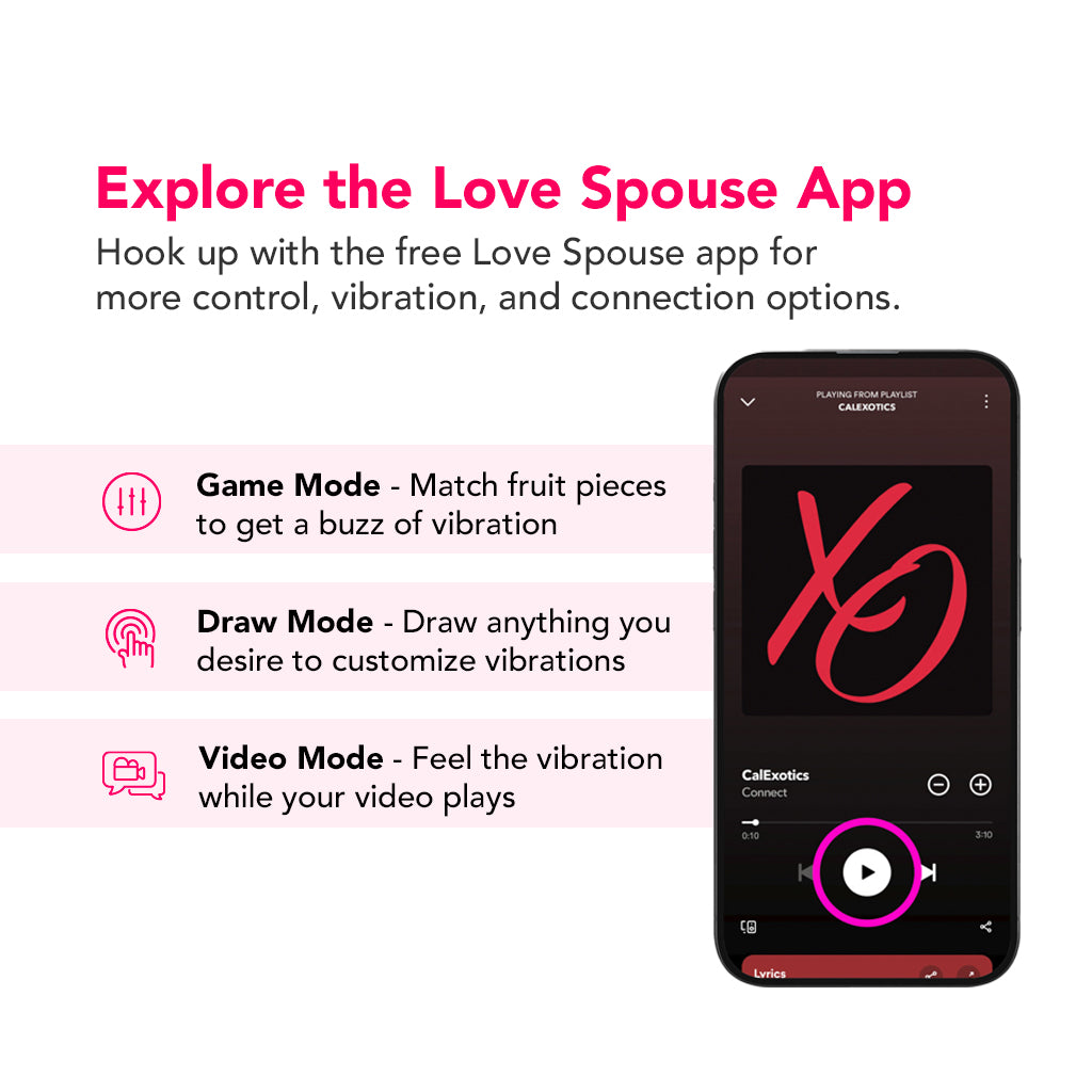 Connect App Controlled Panty Teaser Vibe PinkCherry Connect App Controlled Panty Teaser Vibe PinkCherry