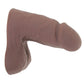 WhipSmart 4 Inch Discreet Packer in Brown