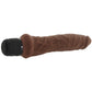 Power Cock 8 Inch Girthy Realistic Vibe in Dark Brown