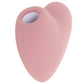 Satisfyer Cutie Heart Air Pulse Stimulator in Light Red
