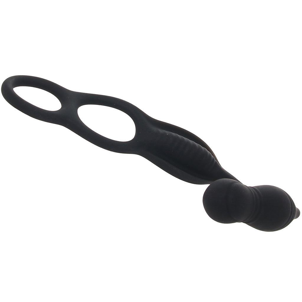 Jock Hyper Thrusting Anal Plug with Cock Ring PinkCherry Jock Hyper Thrusting Anal Plug with Cock Ring PinkCherry