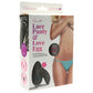 Turquoise Lace Panty & Love Egg