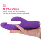 PinkCherry Realistic Slim Rabbit Vibe in Purple