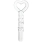 Clarity Hera's Caress Playful Passion Glass Dildo
