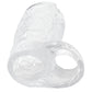 TitanMen 4.5 Inch Cock Sleeve with Ball Strap in Clear